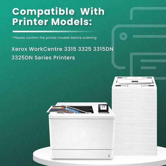 GREENBOX Compatible 106R02311 Toner Cartridge 2-Pack Replacement for Xerox WorkCentre 3315 3315DN 3325 3325DN 3325DNI Printer ( 5000 Pages, Black )