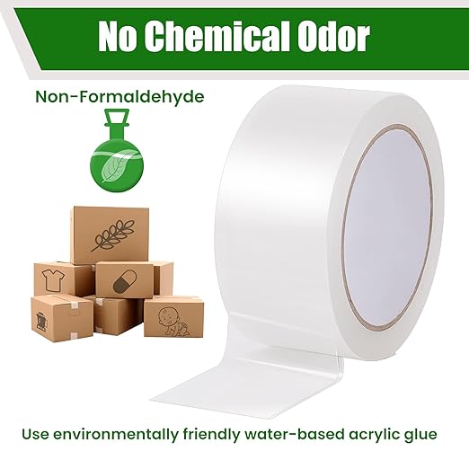 Lichamp Clear Packing Tape, 12 Rolls Heavy Duty Packaging Tape Refill for Moving Boxes, Mail Shipping Supplies, 1.88 inch x 55 Yard x 2.6 mil, A212TP