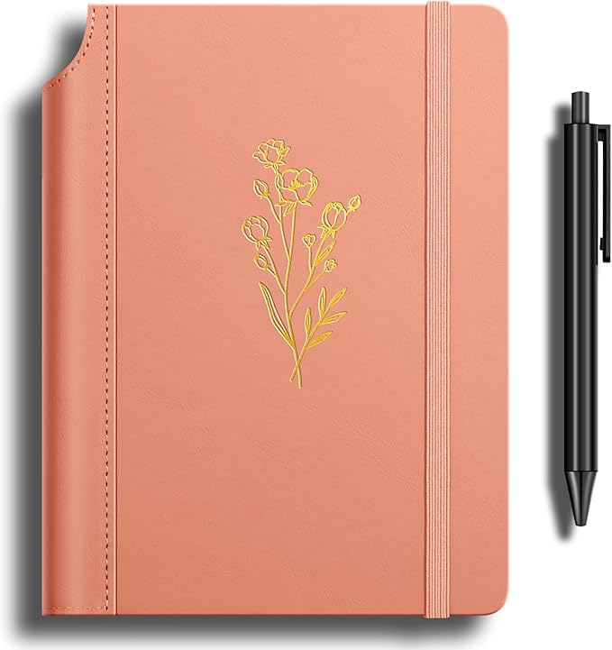 Lined Journal for Women 100 GSM 288 Pages Leather Journals for Writing A5 Hardcover Travel Journals Notebook Gift Set with Pen for Work Daily Writing