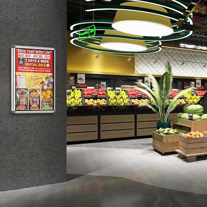 Enclosed Bulletin Board Lockable Display Case Message Board with Locking Door for Indoor, Black Felt, Silver Aluminum Frame, 38x28inches(9xA4)