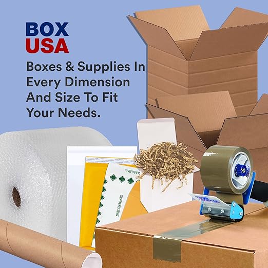 BOX USA Packing Paper Roll 1440'L x 15"W - 1,000 Sheets 17” Long Equivalent - Large White Newsprint for Shipping, Packaging, Storage and Moving Supplies