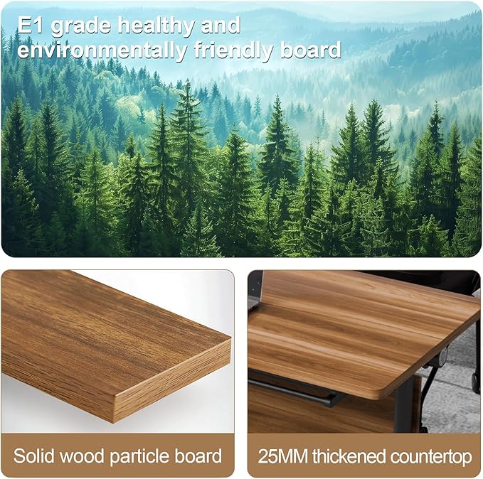 Conference Room Table with Flip-Top Design for Dynamic Meetings, Business Table Computer Desk with Heavy-Duty Frame,Foldable Seminar Meeting Tables for Home Office (2, C, 47.2IN)