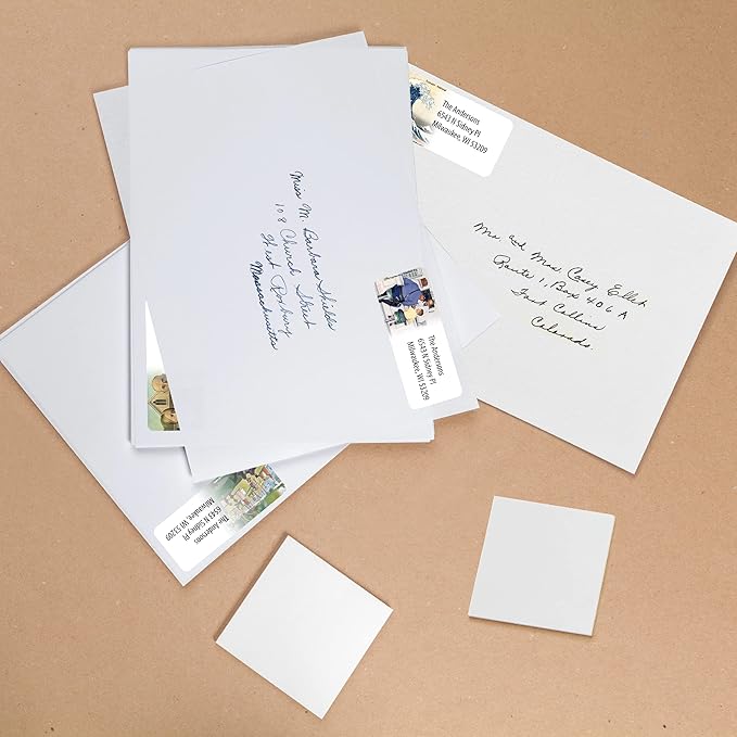 Customized Personalized Address Labels - Made in The USA by Kenco (Famous Art, 250 Labels)