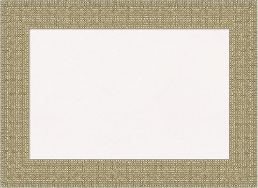 Amanti Art White Cork Board for Wall, 16x22 Vision Board with Gold Frame, Small Corkboard Office Decor for Home Organization, Casual Corkboard Pinboard to Display Items for Home Organization in