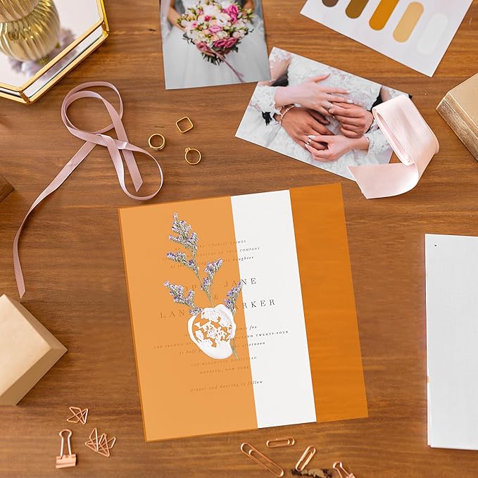 200 Sheets White Cards Blank - 5''x7'' White Card Stock 300gsm/110lb Thick Paper Cardstock, Heavy CardStock Blank for Wedding Invitations, Index Cards, Greeting, Note - PAP07300200