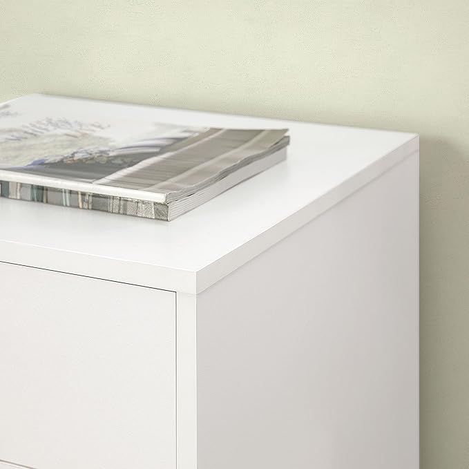 Naomi Home Office File Cabinets Wooden File Cabinets for Home Office Lateral Cabinet Wood Cabinet Mobile Mobile Storage Filing Storage Drawer White 5 Drawer