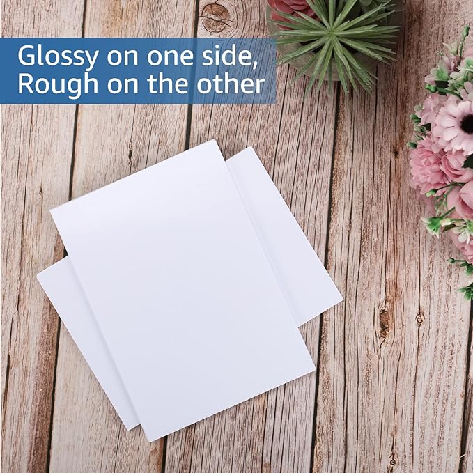 ZBEIVAN 5x7 Photo Paper, Glossy Photo Papers 200 Sheets, 5 x 7 Inkjet Printer Photo Paper for Dye Ink, 200 GSM