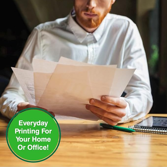 PrintWorks 100% Recycled Printer Paper 8.5" x 11" White - 20 lb Copy & Multipurpose Computer Paper - 8 Packs, 3200 Sheets - Made in the USA - 92 Bright - Printer & Copier Compatible (00018-8)