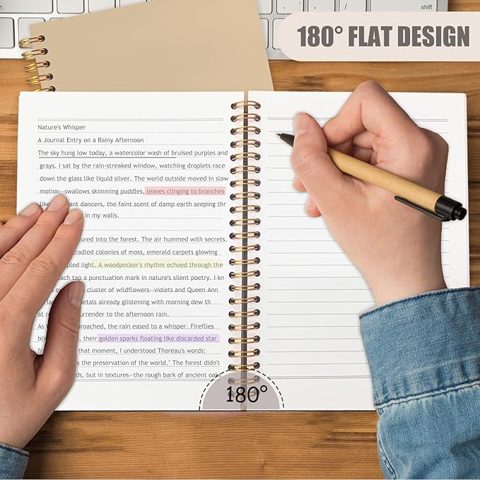 WUCHJ Halloween Black Cat Pumpkin Notebook, Fall Halloween Pumpkin Journal, Black Cat Gifts, Farmhouse Fall Autumn Spiral Notebook Journal for Note Taking, 5.5x8.3 Inch