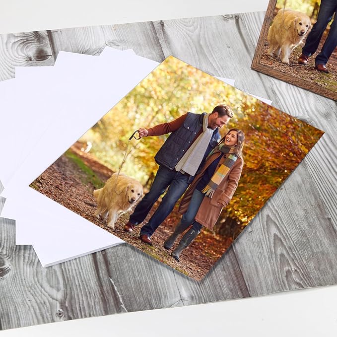 ZBEIVAN 13x19 Photo Paper, Glossy Photo Papers 25 Sheets, 13 x 19 Inkjet Printer Photo Paper for Dye Ink, 200 GSM