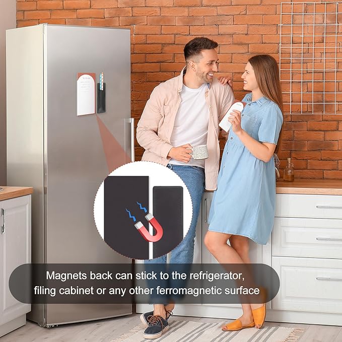 4 Pack Magnetic To Do List for Refrigerator with Pen Holder, Totally 200 Sheets Magnetic Fridge Notepad Magnetic Shopping List Pad for Fridge(Morandi Design)