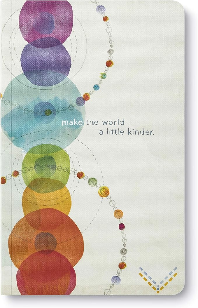 Compendium Softcover Journal - Make the World a Little Kinder. – A Write Now Journal with 128 Lined Pages, 5″W x 8″H