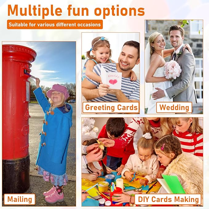 100 Sheets Black Cardstock 8.5 x 11 Certificate Paper, 75lb Premium Printer Paper Card Stock for Invitatins, Crafting, Memus, DIY Making Cards, School Scrapbooking, Graduations