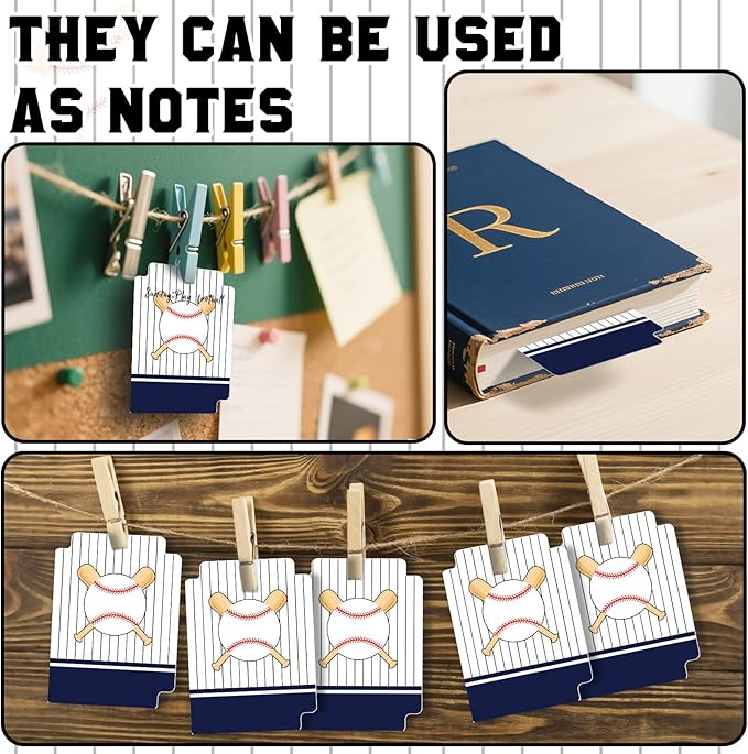 50pcs Baseball Team Card Dividers Plastic Index Card Storage Dividers with Tabs for Boys Men Gifts Card Separators for Organizing Sports Recipe Game Card