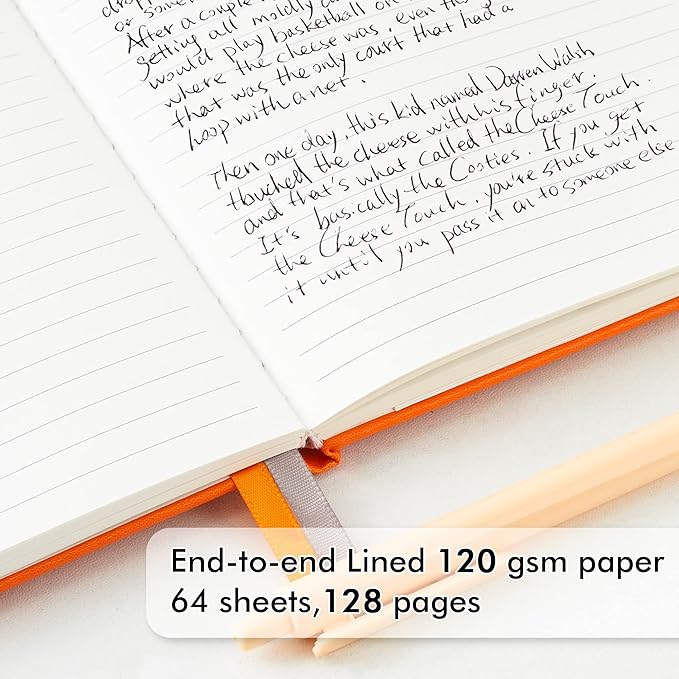 feela Notebooks Journals Bulk, Hardcover Notebook Classic Ruled Journal Set with Pen Holder for School Business Work Travel Writing, with 12 Black Pens, 120 GSM, 5.1”x8.3”, 12 Pack, A5, Solid Colors