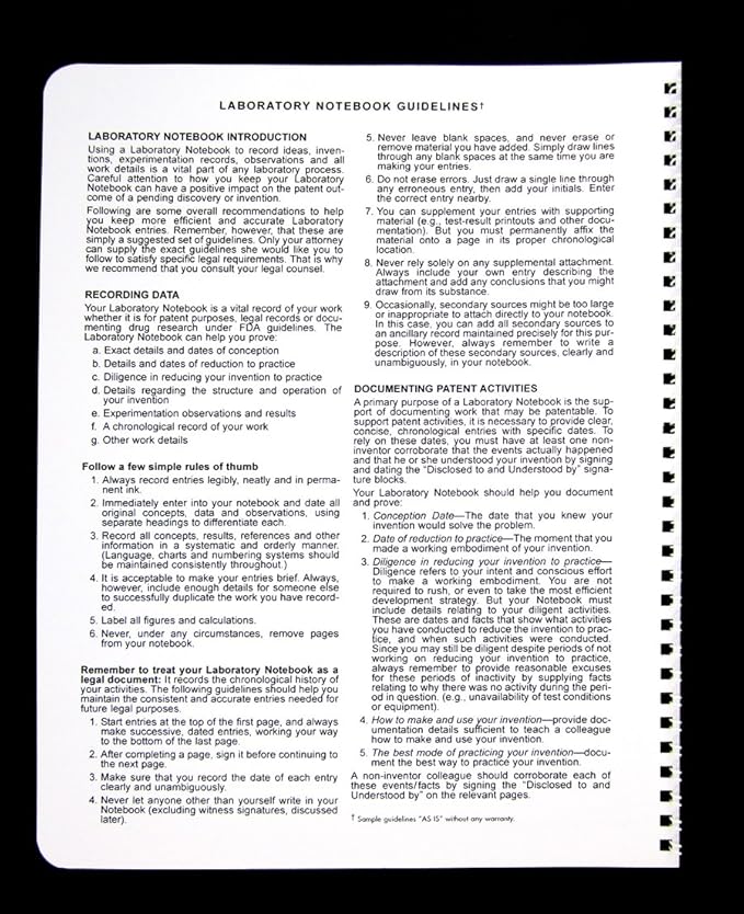 BookFactory Student Lab Notebook (Scientific Grid Format) - Standard No Carbon Copies 8.5" x 11", 200 Pages [Wire-O Bound] (LAB-200-WTG)