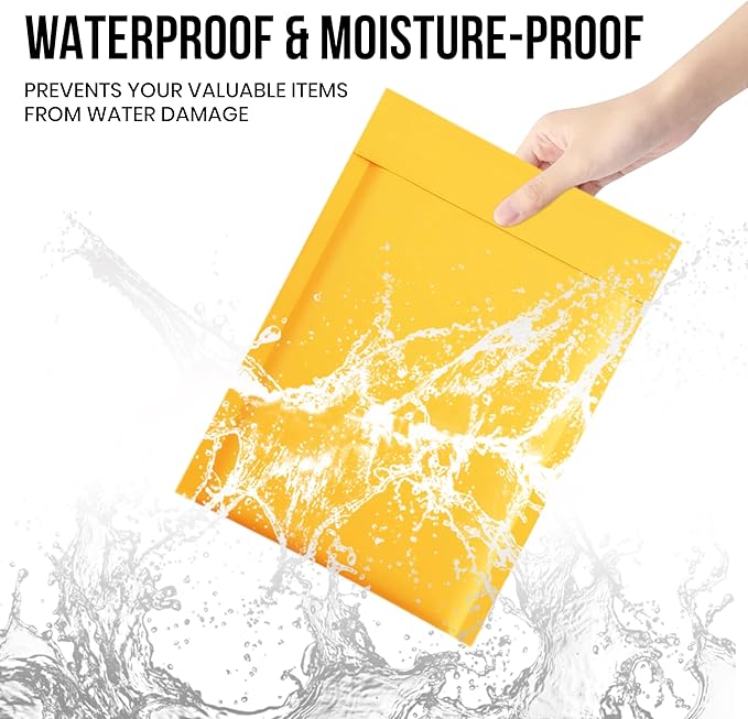Levex - #3 8.5" x 14.5" [100 Pack) Kraft Bubble Mailers, Padded Envelope Mailers, Packing Envelope & Mailing Bags for Shipping