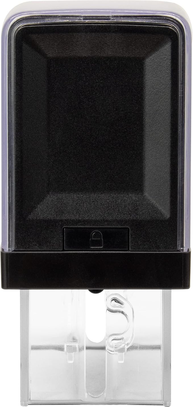 COLOP Medium Size Self Inking Custom Text Stamp - Choose from Many Fonts & 15 Ink Colors