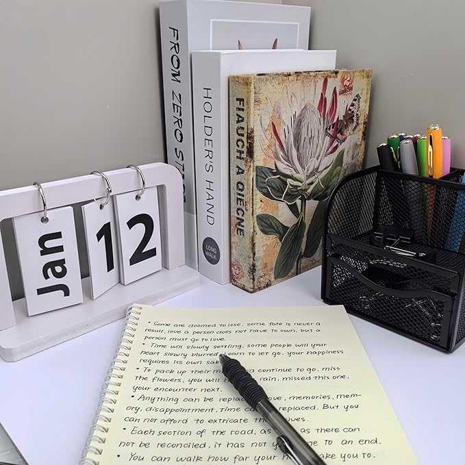 Fengtaiyuan Black Ink, 1.0mm, Retractable Gel Ink Rollerball Pens, Bold Point, Comfortable Grip, Easy Hold, Writting Smooth, 6 Pack (BlackZS10P6)