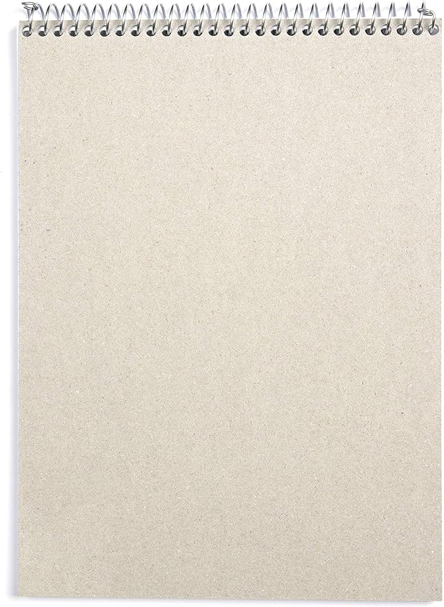 Mintra Office TOP BOUND Durable Spiral Notebooks (Teal, Purple, White, College Ruled 3pk)