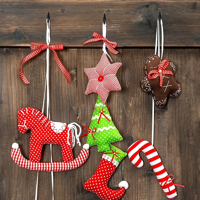 Ferraycle 30 Pieces Metal Push Pin Hangers 20 lbs Picture Hooks Zinc Alloy Thumb Tacks Hanging Hooks with Nails for Home Office Fabric Wall Wooden Board (Black)