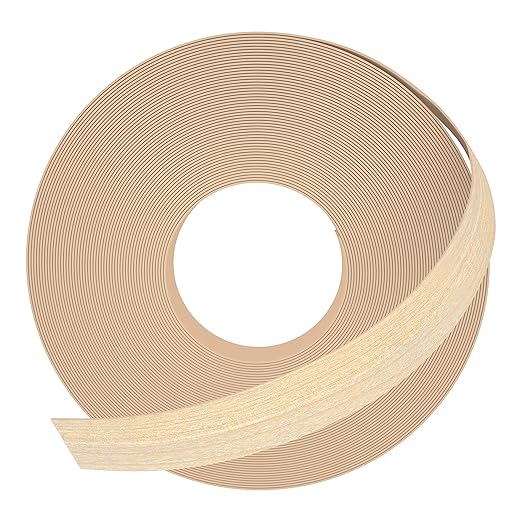 GSCIT Club Maple Edge Banding, 3/4 inch x 50ft Wood Edge Banding Pre-glued Flexible, Veneer Tape Banding for Cabinet Repair Furniture Restoration